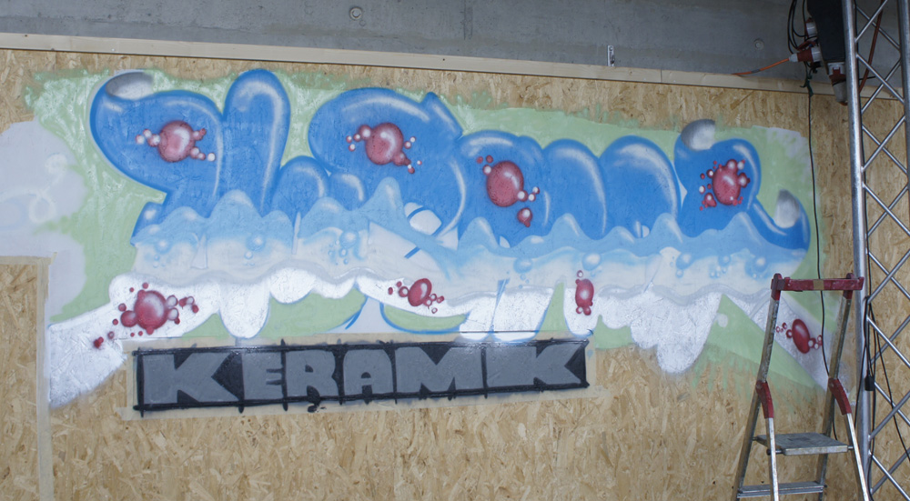 Graffiti Schrift Dimensions 460 x 250 Geposted in Innenr ume Zimmer 